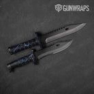 Vivid Hex Blue Gun Skin Vinyl Wrap