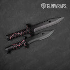 Vivid Hex Pink Gun Skin Vinyl Wrap