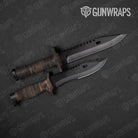 Woodgrain Atlanta Gun Skin Vinyl Wrap