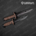 Woodgrain Caracas Gun Skin Vinyl Wrap
