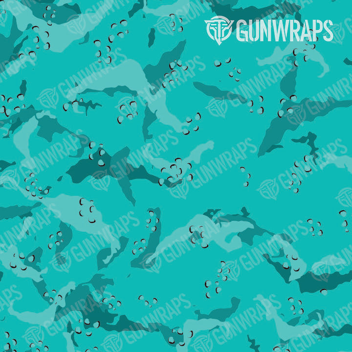 AR 15 Mag & Mag Well Battle Storm Elite Tiffany Blue Camo Gun Skin Pattern