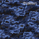 Universal Sheet Classic Blue Midnight Camo Gun Skin Pattern