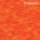 AR 15 Classic Elite Orange Camo Gun Skin Pattern
