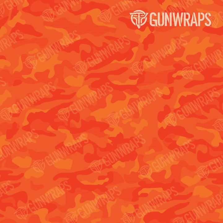 Universal Sheet Classic Elite Orange Camo Gun Skin Pattern