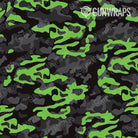 AR 15 Mag & Mag Well Classic Metro Green Camo Gun Skin Pattern