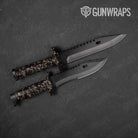 Classic Militant Blood Camo Knife Gear Skin Vinyl Wrap