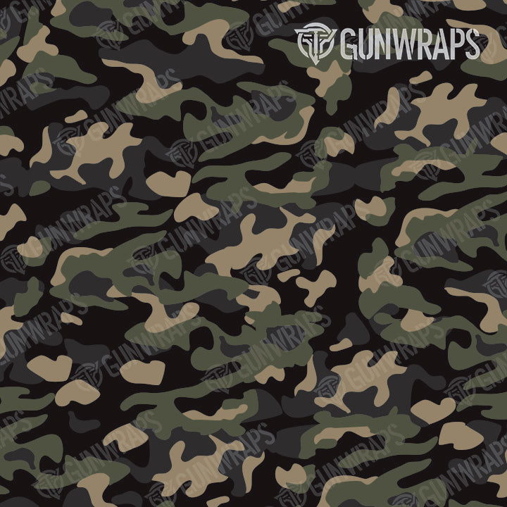 AR 15 Classic Militant Charcoal Camo Gun Skin Pattern