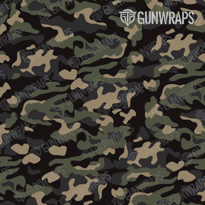 Universal Sheet Classic Militant Charcoal Camo Gun Skin Pattern