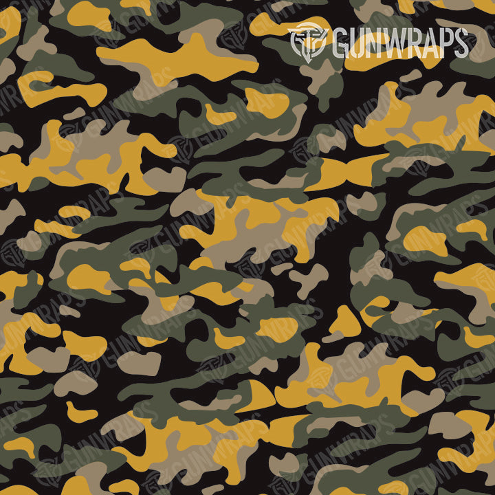 Universal Sheet Classic Militant Yellow Camo Gun Skin Pattern