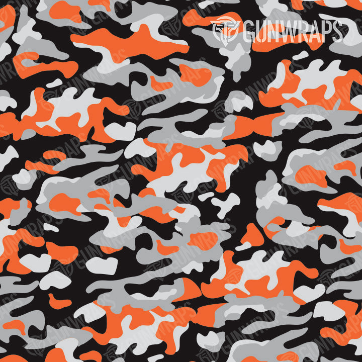 Universal Sheet Classic Orange Tiger Camo Gun Skin Pattern