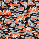 AR 15 Mag Well Classic Orange Tiger Camo Gun Skin Pattern