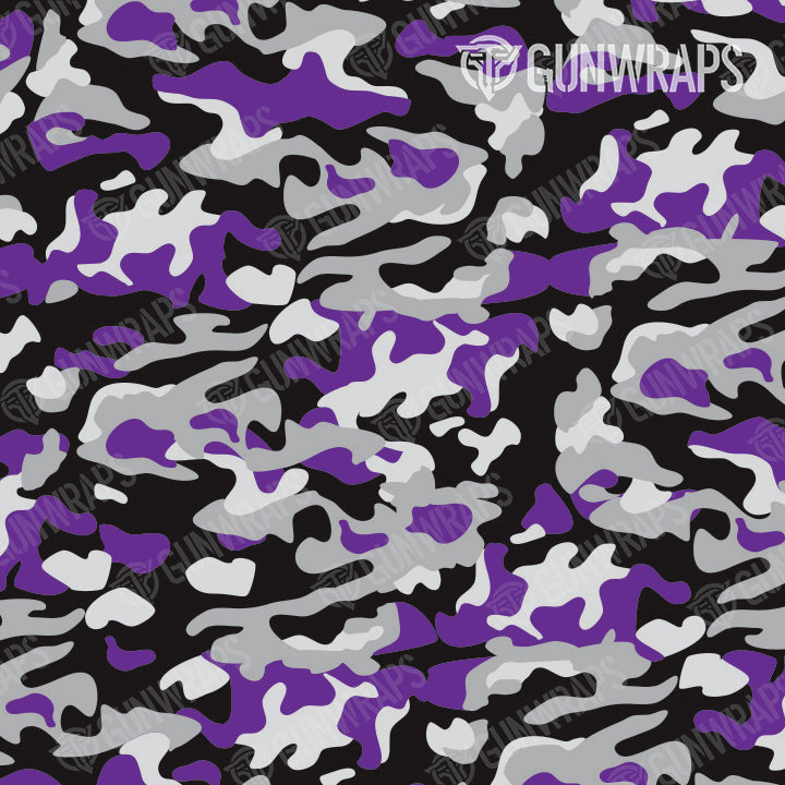 Pistol Slide Classic Purple Tiger Camo Gun Skin Pattern