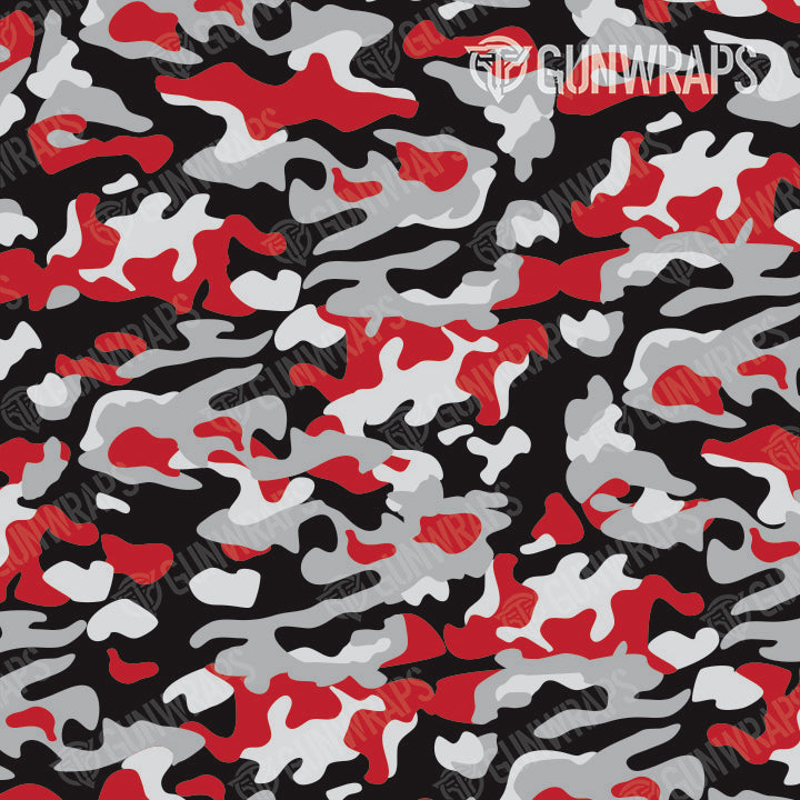 AR 15 Mag & Mag Well Classic Red Tiger Camo Gun Skin Pattern