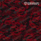 AK 47 Mag Classic Vampire Red Camo Gun Skin Pattern