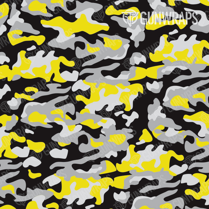 Pistol & Revolver Classic Yellow Tiger Camo Gun Skin Pattern