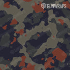 AR 15 Mag Well Cumulus Blue Copper Camo Gun Skin Pattern