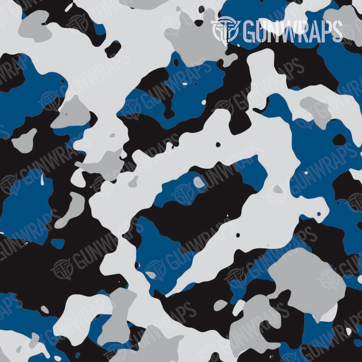 Tactical Cumulus Blue Tiger Camo Gun Skin Pattern