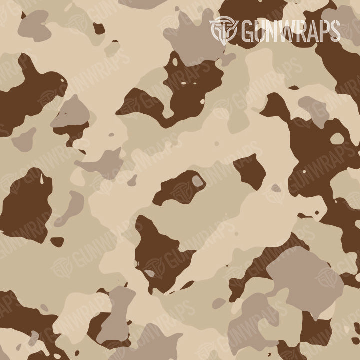 Tactical Cumulus Desert Camo Gun Skin Pattern