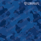 AR 15 Mag & Mag Well Cumulus Elite Blue Camo Gun Skin Pattern