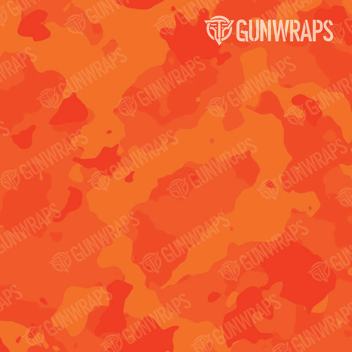Tactical Cumulus Elite Orange Camo Gun Skin Pattern