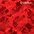 AR 15 Cumulus Elite Red Camo Gun Skin Pattern