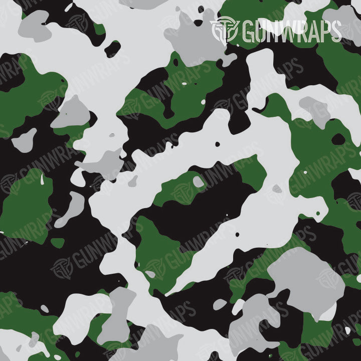 Tactical Cumulus Green Tiger Camo Gun Skin Pattern
