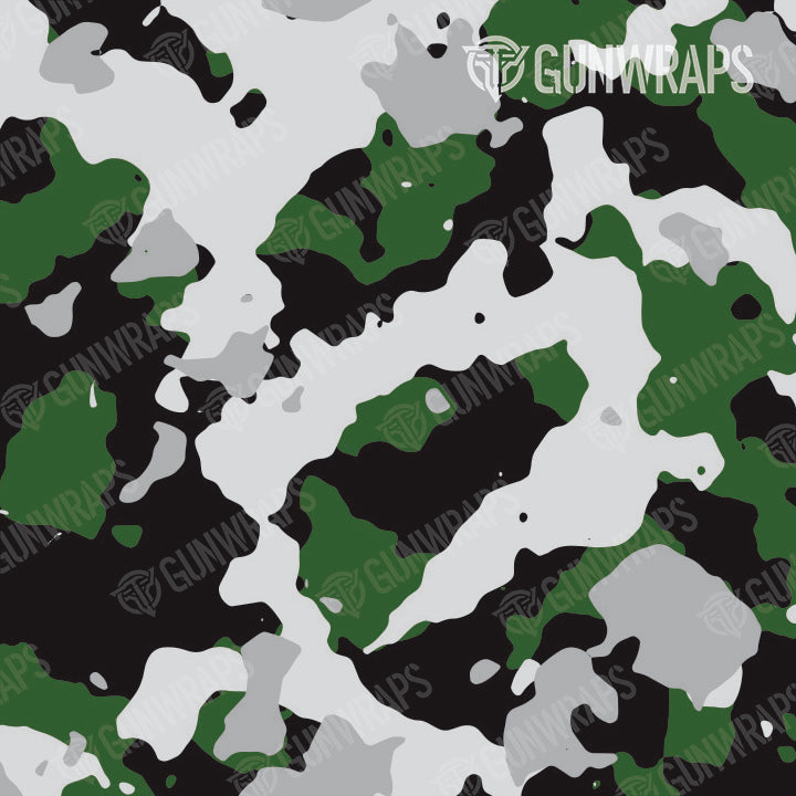 Pistol Slide Cumulus Green Tiger Camo Gun Skin Pattern