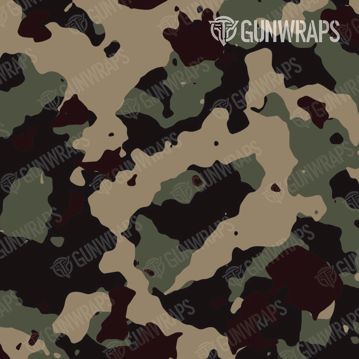 Pistol Slide Cumulus Militant Blood Camo Gun Skin Pattern