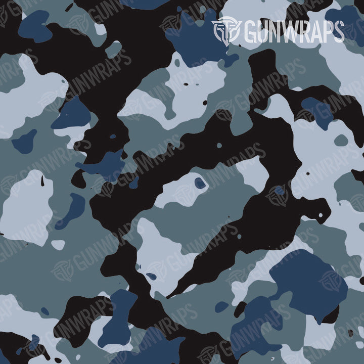 Tactical Cumulus Navy Camo Gun Skin Pattern