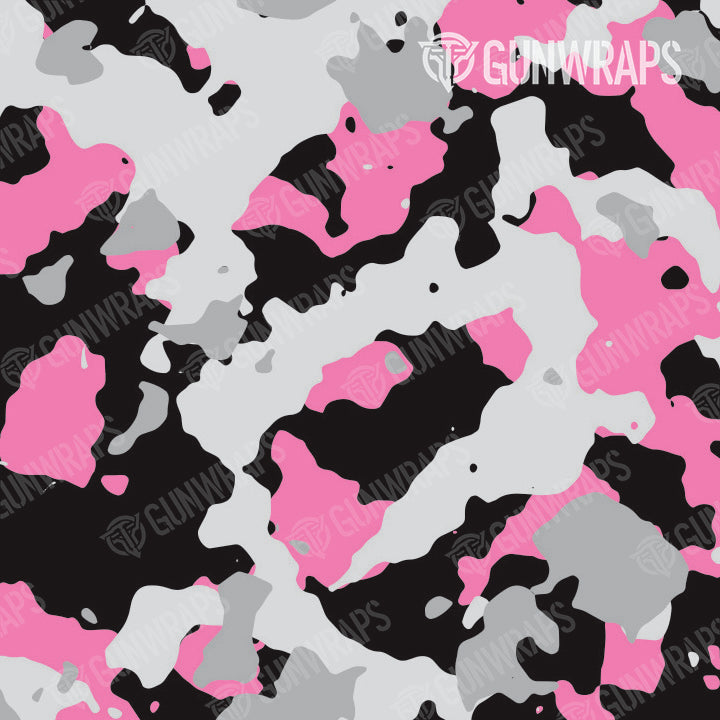 Pistol Slide Cumulus Pink Tiger Camo Gun Skin Pattern