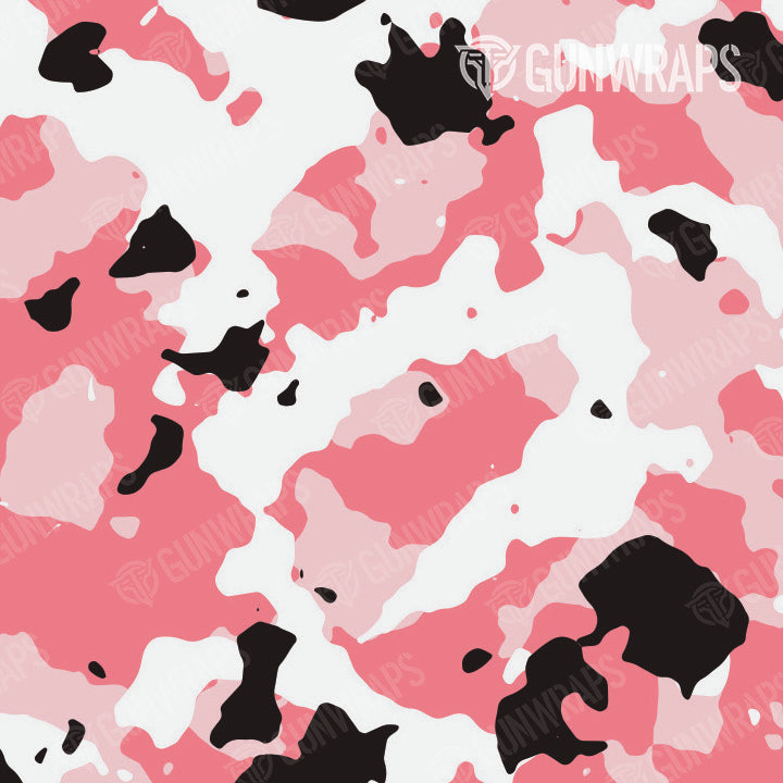Rifle Cumulus Pink Camo Gun Skin Pattern
