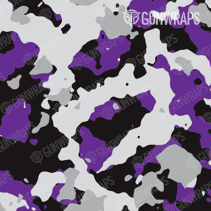 AK 47 Mag Cumulus Purple Tiger Camo Gun Skin Pattern