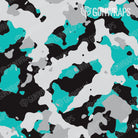 AK 47 Cumulus Tiffany Blue Tiger Camo Gun Skin Pattern