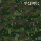 Universal Sheet Digital Army Dark Green Camo Gun Skin Pattern