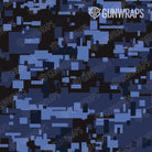 AK 47 Mag Digital Blue Midnight Camo Gun Skin Pattern