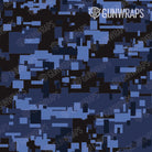 AR 15 Mag Digital Blue Midnight Camo Gun Skin Pattern