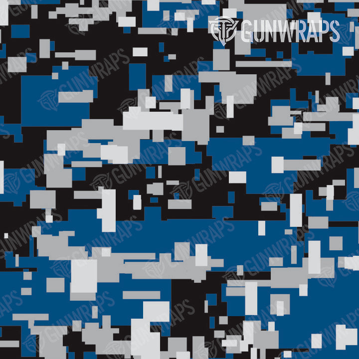 Scope Digital Blue Tiger Camo Gear Skin Pattern