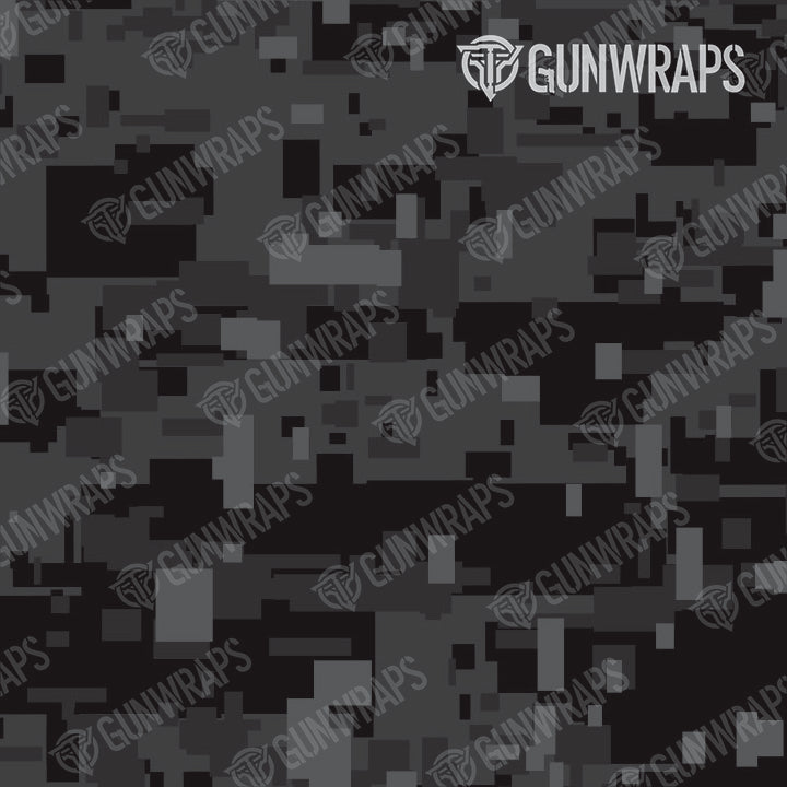 Universal Sheet Digital Elite Black Camo Gun Skin Pattern