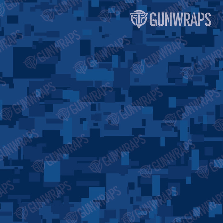 AR 15 Mag Digital Elite Blue Camo Gun Skin Pattern