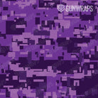 AK 47 Digital Elite Purple Camo Gun Skin Pattern