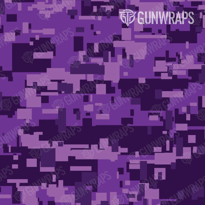 Universal Sheet Digital Elite Purple Camo Gun Skin Pattern