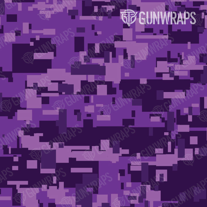 Pistol Slide Digital Elite Purple Camo Gun Skin Pattern