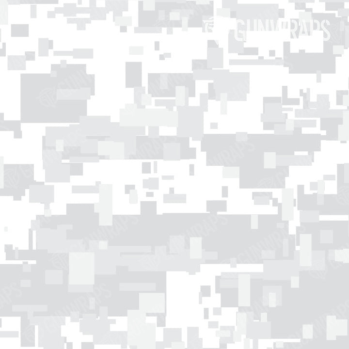 Universal Sheet Digital Elite White Camo Gun Skin Pattern