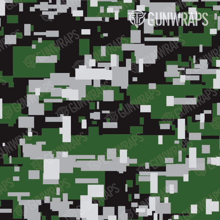 Universal Sheet Digital Green Tiger Camo Gun Skin Pattern