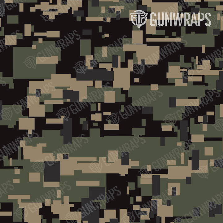 AR 15 Mag Digital Militant Charcoal Camo Gun Skin Pattern