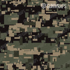 Universal Sheet Digital Militant Green Camo Gun Skin Pattern