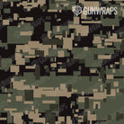 Rangefinder Digital Militant Green Camo Gear Skin Pattern