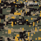 AK 47 Mag Digital Militant Yellow Camo Gun Skin Pattern