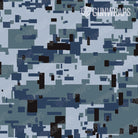 Tactical Digital Navy Camo Gun Skin Pattern