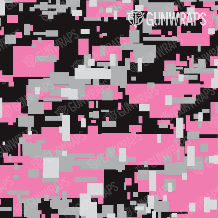 AR 15 Mag Well Digital Pink Tiger Camo Gun Skin Pattern